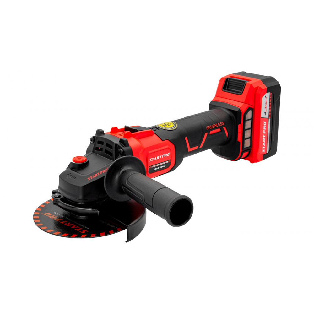 Шлифмашина угловая аккумуляторная Start Pro SAG2-21/2B BRUSHLESS