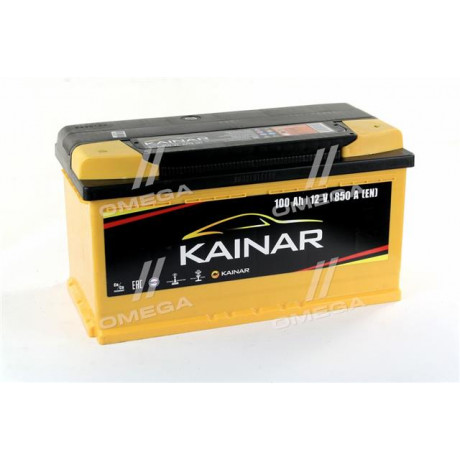 Аккумулятор  100Ah-12v KAINAR Standart+ (353х175х190),R,EN850