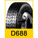 Шина 9,00R20 144/142K (16PR) D688 з камерою та обідною стрічкою (APLUS) 