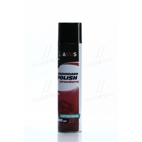 Полироль пластика  КЛУБНИКА 650ml  <AXXIS>