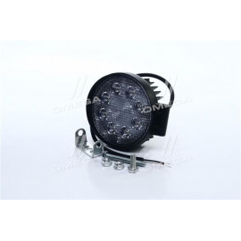 Фара LED кругла 24W, 8 ламп, 110 * 128мм, вузький промінь <ДК>