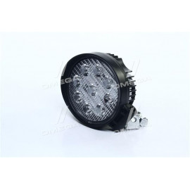 Фара LED кругла 27W, 9 ламп, 110 * 128мм, вузький промінь <ДК>