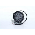 Фара LED кругла 27W, 9 ламп, 110 * 128мм, вузький промінь <ДК> 