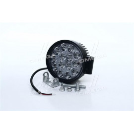 Фара LED кругла 42W, 14 ламп, 116 * 137,5мм, вузький промінь <ДК>