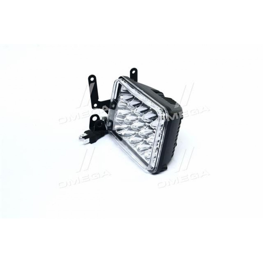 Фара LED прямоугольная 45W, 15 ламп, 110*170мм, узкий луч <ДК>