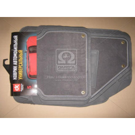 Килим гумовий зима-літо UNI Сірий, 5ШТ. / УП. <ДК>