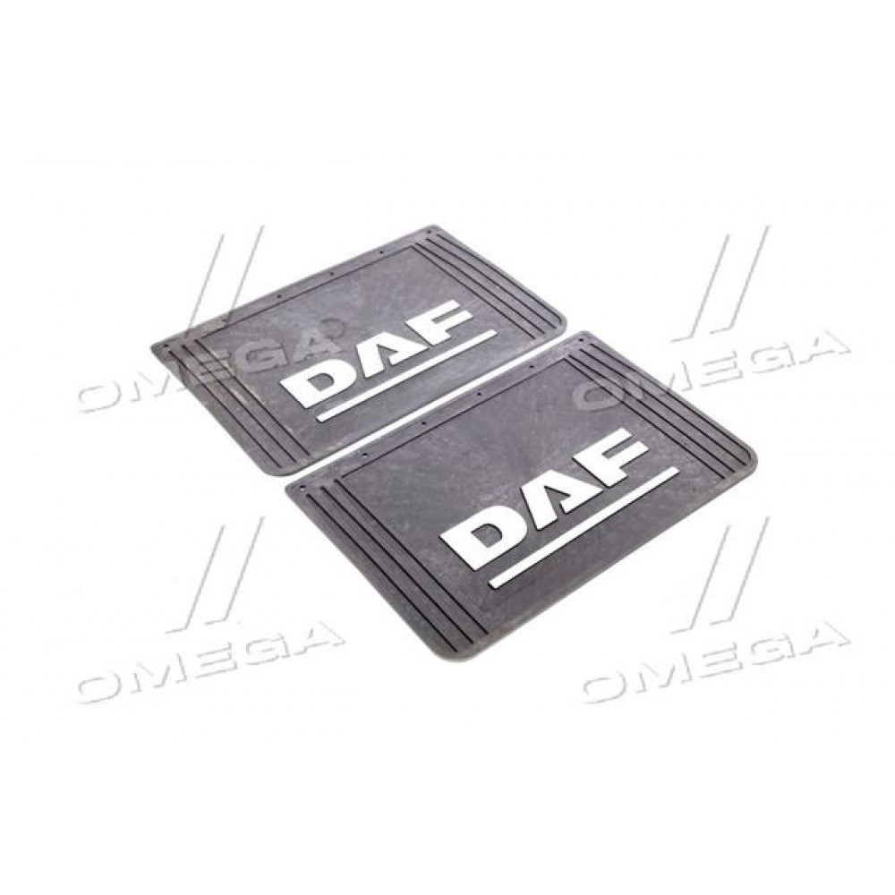 Брызговик 40X60X4 с объемной надписью DAF (TEMPEST)