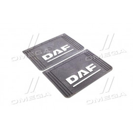 Бризговики 40X60X4 з обємною написом DAF (TEMPEST)