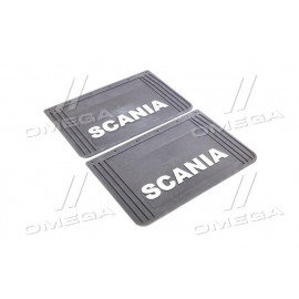 Бризговики 40X60X4 з обємною написом SCANIA (TEMPEST)