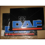 Бризговики 40X60X4 (кольоровий) з написом DAF (TEMPEST) 