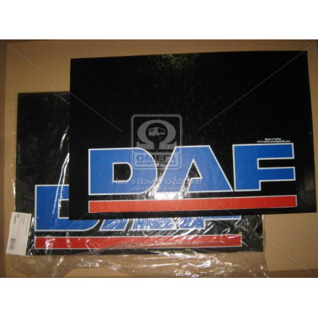 Бризговики 40X60X4 (кольоровий) з написом DAF (TEMPEST)