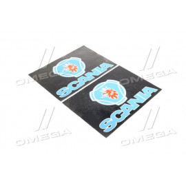 Бризговики 40X60X4 з написом SCANIA (TEMPEST)