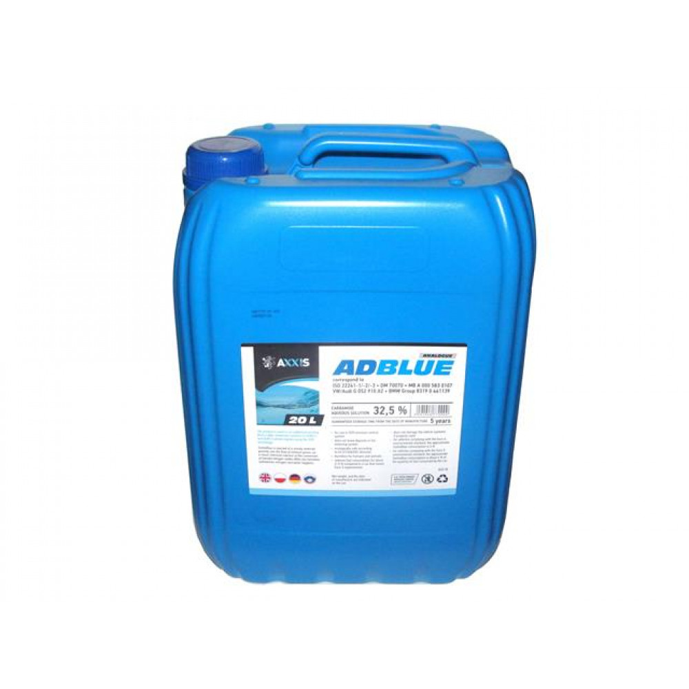 Рідина AdBlue для зниження викидів систем SCR (сечовина) <AXXIS> 20 л