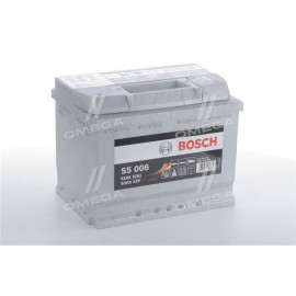 Акумулятор   63Ah-12v BOSCH (S5006) (242x175x190),L,EN610 !КАТ. -15%