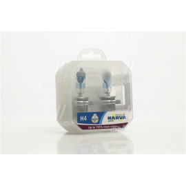 Лампа накалу SET H4 12V 60/55 W P43t RANGE POWER +110 (к-т 2шт) (вир-во Narva)  Лампа накалу SET H4 12V 60/55 W P43t RANGE POWER +110 (к-т 2шт) (вир-во Narva)