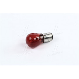 Лампа покажч. повороту 12V 21/5W BAY15D RED (Квант)  Лампа покажч. повороту 12V 21/5W BAY15D RED (Квант)