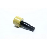 Палец рульовий КАМАЗ в поліуретані (чорний палець, жовтий поліуретан) 