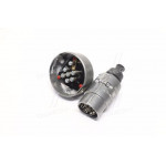 Вилка-розетка 12В Сільгосптехніка, ЗІЛ, ГАЗ, Газель, УАЗ, Волга, ВАЗ, МТЗ (вир-во БААЗ) 