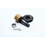 Р / к тяги рульової ЗІЛ 5301,4331, ПАЗ (повний) (палець з різьбленням) (ПРЕМІУМ, поліуретан.жовтий) 