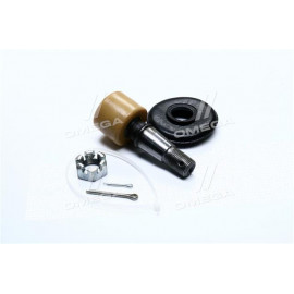 Р / к тяги рульової ЗІЛ 5301,4331, ПАЗ (повний) (палець з різьбленням) (ПРЕМІУМ, поліуретан.жовтий)