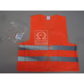 Жилет светоотражающий оранжевый XL <ДК>