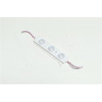 Діодний модуль 12V 3 LED (5730) з лінзою 1,2W колір світіння біл. (85mm*15mm) (ви-во Китай) 