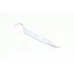 Діодний модуль 12V 3 LED (5730) з лінзою 1,5W колір світіння біл. (50mm*16mm) (ви-во Китай) 