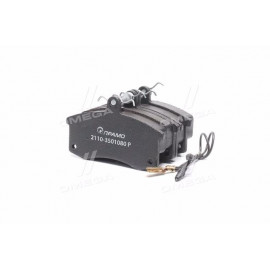 Колодка гальм. ВАЗ 2110-2112 перед. елект.сигналізатор (компл. 4шт.) (вир-во ПРАМО)  Колодка гальм. ВАЗ 2110-2112 перед. елект.сигналізатор (компл. 4шт.) (вир-во ПРАМО)