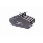 Колодка гальм. ГАЗ 3302 перед. (компл. 4шт.) (вир-во ПРАМО) 