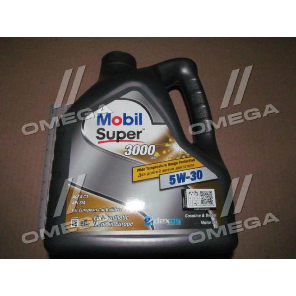 Масло моторн. Mobil SUPER 3000 XE 5W-30 (Канистра 4л)