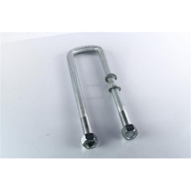 Стремянка ресори задньої КАМАЗ 13 тн М27х2,0 L=450 ПРЕМІУМ (з гайкою і гровером) (DETALKA)