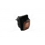 Перемикач клавішний герметичний ON/OFF 4к-т., підсвічування LED (12V), жовтий (ви-во Китай) 