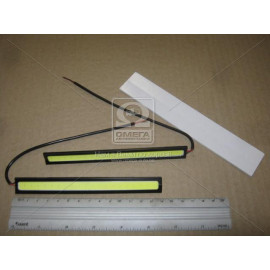 Вогні ходові денні COB-світлодіод (суцільне світіння), колір білий (ви-во Китай)