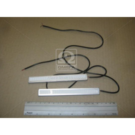 Вогні ходові денні COB-світлодіод (суцільне світіння), колір синій (ви-во Китай)