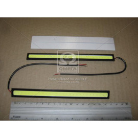 Вогні ходові денні COB-світлодіод (суцільне світіння), колір білий (ви-во Китай)