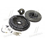 Сцепление однодисковое (компл.) (корз.+диск б/асб+выж.муфта) (пр-во ЯМЗ) 