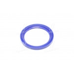 Сальник вала колінчатого КАМАЗ 100х125х12 передн. з пруж. (фторсилікон синій) (вир-во Україна) 