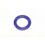 Сальник вала колінчатого МАЗ 64х95х8/10 передн. з пруж. (фторсилікон синій) (вир-во Україна) 