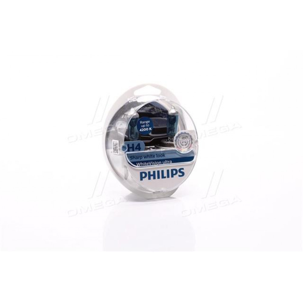 Лампа накалювання WhiteVision ULTRA +60 (4200K) (компл) (вир-во Philips)