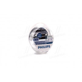 Лампа накалювання H7 12V 55W PX26d H7 WhiteVision ULTRA +60 (4200K) (компл) (вир-во Philips)