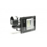 Прожектор вуличний чорн.  з датч. руху 180х45х220, 48 SMD 5730, 20w, 6400k, 2000Lm (ви-во Китай) 