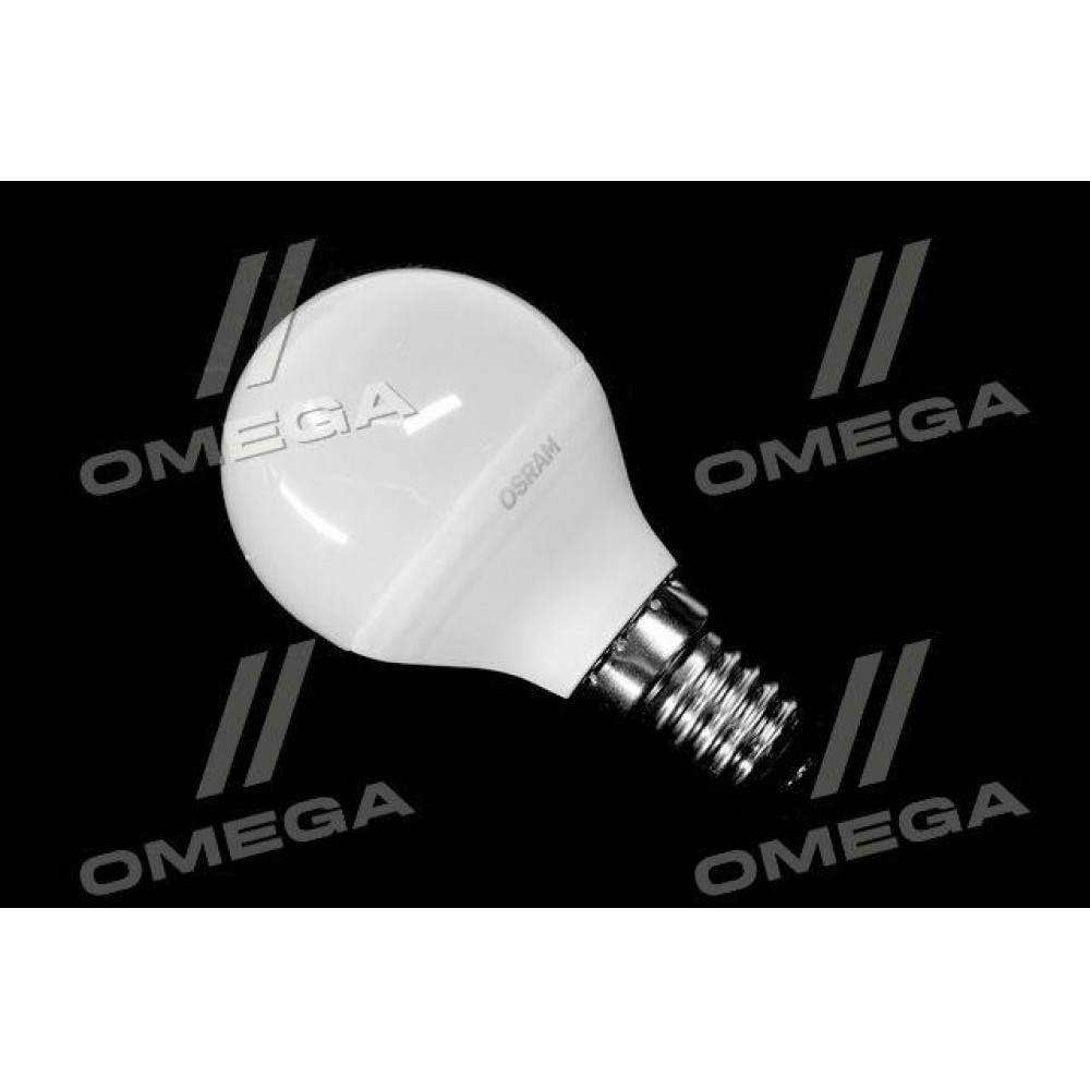 Светодиодная лампа P60, 6,5W,3000k, 550lm, E14, 220V Шарик(пр-во OSRAM)