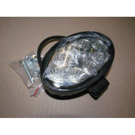 Фара LED овал 24W, 8 ламп, 140*80*55мм, широкий луч 12/24V (Китай)