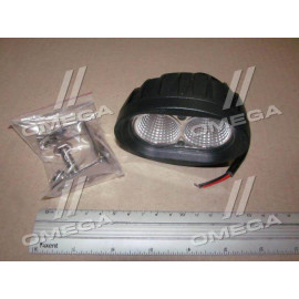 Фара LED кругла 20W, 2 лампи, 100*65*75мм, широкий промінь 12/24V (Китай)