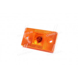 Фонарь габаритный боковой со световозвращ., оранж, 24В, 124х69х51 (Руслан-Комплект)