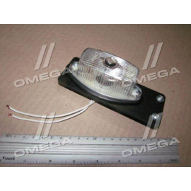 Фонарь габаритный передний, белый, на резиновой пластине, б/л, 135х50х46 (Руслан-Комплект)