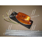 Ліхтар габарит. боковой, оранжевый, на гумовій пластині, б/л, 135х50х46 (Руслан-Комплект) 