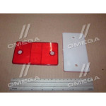 Світлоповертач (катафот) червоний, 124x69x7,5 (Руслан-Комплект) 