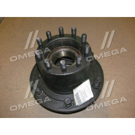 Маточина колеса заднього ГАЗ 53,3307 ліва в сб. (З підшипник. І шпильками)