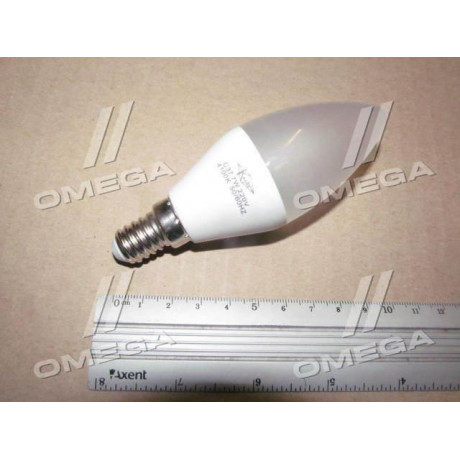 Лампа светодиодная 220V, E14, 7W, 4100K, С37 (пр-во Китай)